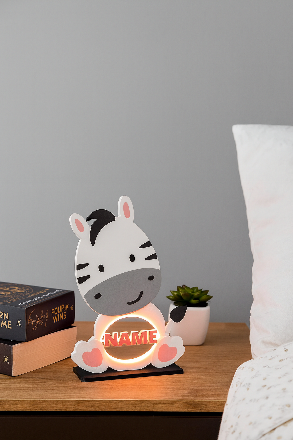 Desk Night Light: Personalized Kids Room Desk Lamp