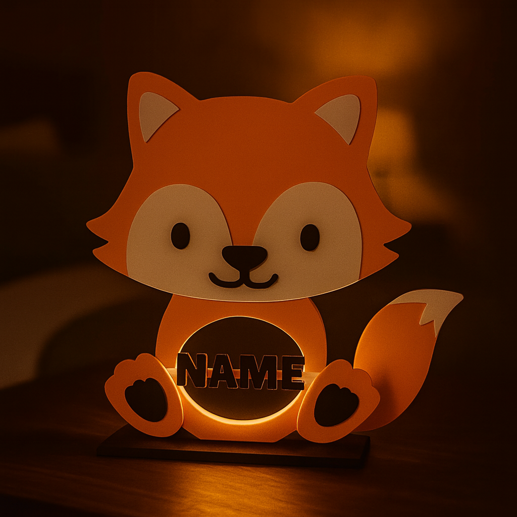Desk Night Light: Personalized Kids Room Desk Lamp