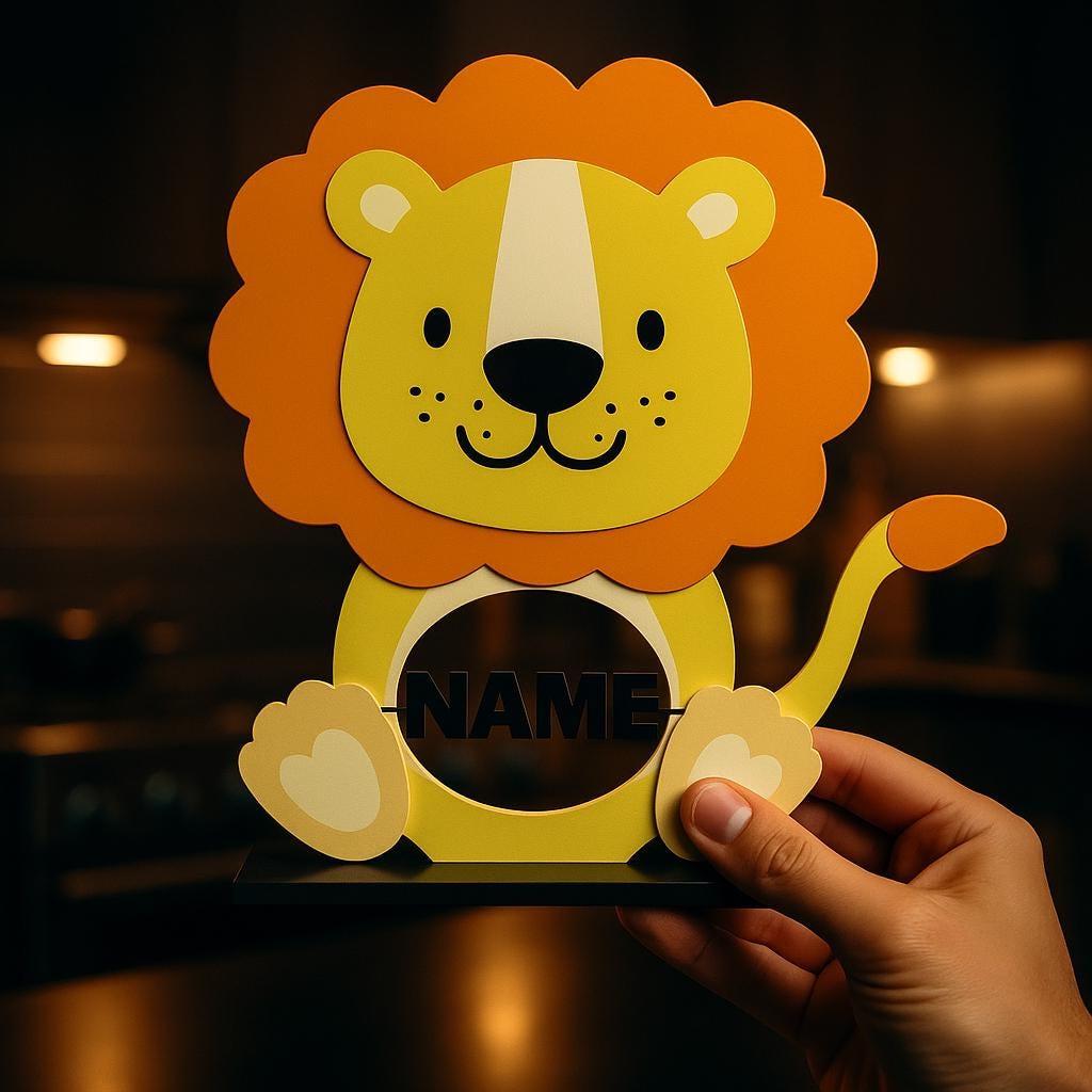 Desk Night Light: Personalized Kids Room Desk Lamp